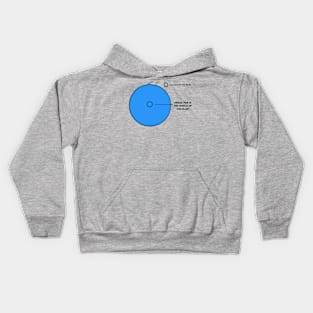 Middle of the Blue Kids Hoodie
